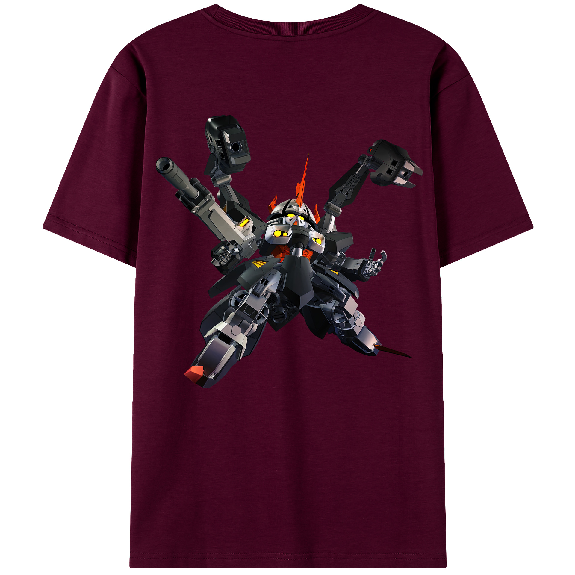 （画像用） 機動戦士ガンダム Mobile Suit Gundam レディース半袖Tシャツ(バックプリント)
